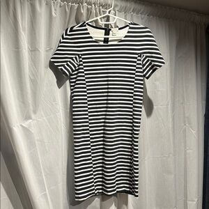 J. Crew Black and White Dress